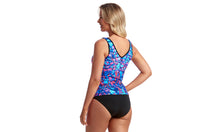 Load image into Gallery viewer, Womens Zip Front Tankini Rusted
