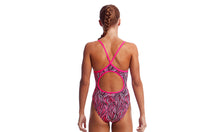 Load image into Gallery viewer, Girls Diamond Back One Piece Safari Sunset
