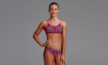 Load image into Gallery viewer, Girls Racerback Two Piece Safari Sunset

