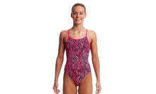 Load image into Gallery viewer, Girls Diamond Back One Piece Safari Sunset
