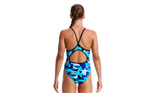 Load image into Gallery viewer, Girls Diamond Back One Piece Sea Spray
