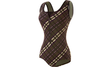 Womens Zip Front One Piece Sequoia