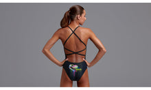 Load image into Gallery viewer, Girls Strapped In One Piece Sexy Rexy
