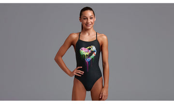 Girls Strapped In One Piece Sexy Rexy