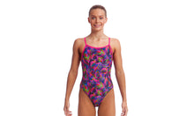 Load image into Gallery viewer, Girls Single Strap One Piece Shaded Palms
