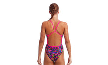 Load image into Gallery viewer, Girls Single Strap One Piece Shaded Palms
