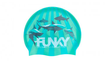 Silicone Swimming Cap Shark Bay