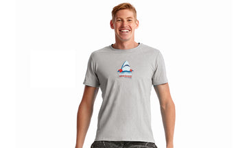 Mens Crew Neck T-Shirt Sharked