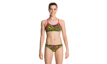 Girls Racerback Two Piece Skull Keeper