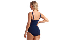 Load image into Gallery viewer, Womens Ruched Panelled One Piece Snow Leaf
