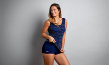 Load image into Gallery viewer, Womens Zip Front Tankini Sound System
