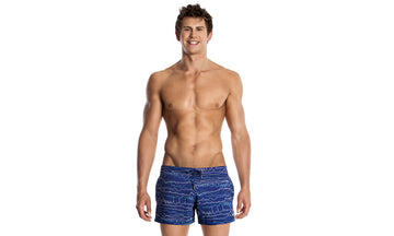 Mens Shorty Shorts Short Sound Wave