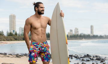 Mens Long Johnny Short Splatterfied