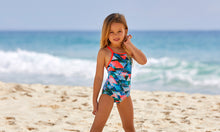 Load image into Gallery viewer, Toddler Girls Printed One Piece Split Scene

