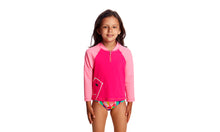 Load image into Gallery viewer, Toddler Girls Zippy Rash Vest Stare Bear
