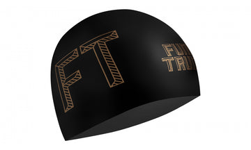 Seamless Silicon Swimming Cap Stencilled