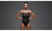 Load image into Gallery viewer, Womens Strapped In One Piece Stencilled
