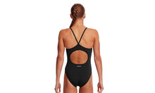 Load image into Gallery viewer, Girls Diamond Back One Piece Still Black Solid
