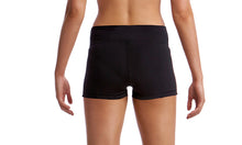 Load image into Gallery viewer, Womens Swim Boy Leg Brief Still Black Solid
