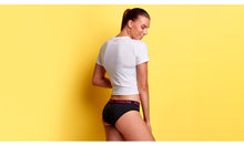 Load image into Gallery viewer, Womens Underwear Brief Still Black Solid
