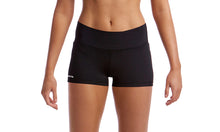 Load image into Gallery viewer, Womens Swim Boy Leg Brief Still Black Solid
