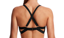 Load image into Gallery viewer, Womens Hold Steady Crop Top Still Black Solid
