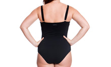 Load image into Gallery viewer, Womens Ruched One Piece Still Black
