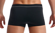 Load image into Gallery viewer, Mens Square Trunks Still Black
