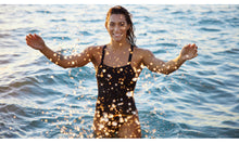 Load image into Gallery viewer, Womens Brace Free One Piece Still Black
