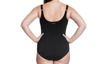 Load image into Gallery viewer, Womens Scoop Neck One Piece Still Black
