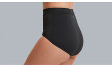Load image into Gallery viewer, Womens High Waisted Brief Still Black

