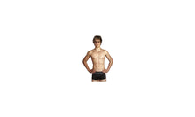 Load image into Gallery viewer, Boys Square Trunks Still Black
