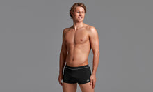 Load image into Gallery viewer, Mens Square Trunks Still Black
