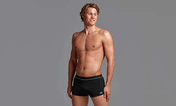 Mens Square Trunks Still Black