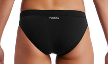 Load image into Gallery viewer, Womens Sports Brief Still Black

