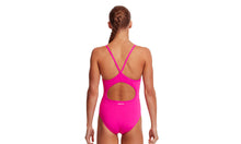 Load image into Gallery viewer, Girls Diamond Back One Piece Still Pink Solid

