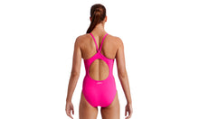 Load image into Gallery viewer, Womens Diamond Back One Piece Still Pink Solid
