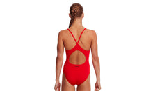 Load image into Gallery viewer, Girls Diamond Back One Piece Still Red Solid
