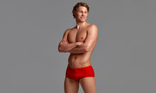 Load image into Gallery viewer, Mens Plain Front Trunks Still Red Solid

