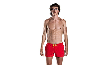 Mens Shorty Shorts Short Still Red