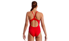 Load image into Gallery viewer, Womens Diamond Back One Piece Still Red Solid
