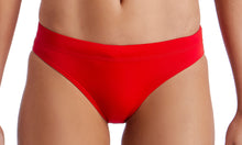 Load image into Gallery viewer, Womens Sports Brief Still Red Solid
