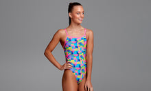 Load image into Gallery viewer, Girls Single Strap One Piece Sunkissed
