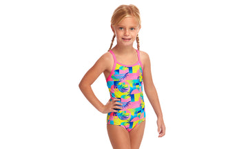 Toddler Girls Printed One Piece Sunkissed