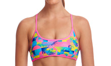 Load image into Gallery viewer, Womens Cross Back Tie Bikini Top Sunkissed
