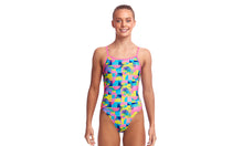 Load image into Gallery viewer, Girls Single Strap One Piece Sunkissed

