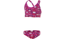 Load image into Gallery viewer, Toddler Girls Tankini &amp; Brief Two Piece Sunny Boy Crush
