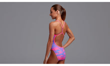 Load image into Gallery viewer, Girls Twisted One Piece One Piece Sunset Swirl
