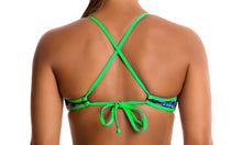 Load image into Gallery viewer, Womens Tie Down Bikini Top Surf Star
