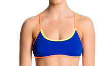 Load image into Gallery viewer, Womens Tie Down Bikini Top Surf Sunset
